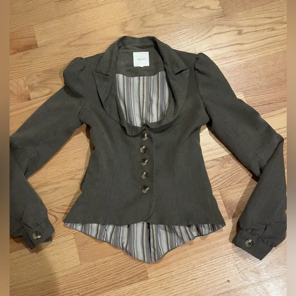 Vintage Michele Mason Corset Ruched jacket - Picture 7 of 13